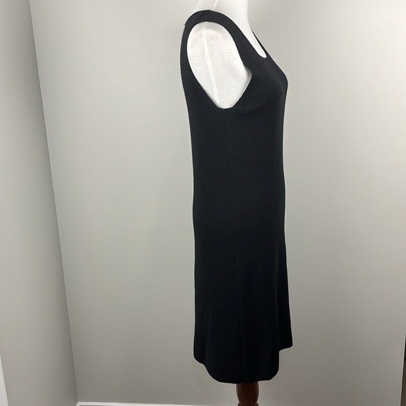 Vintage Parisian Signature 100% Merino Wool Sweater Dress Sz M Minimalist 90’s - Picture 5 of 15